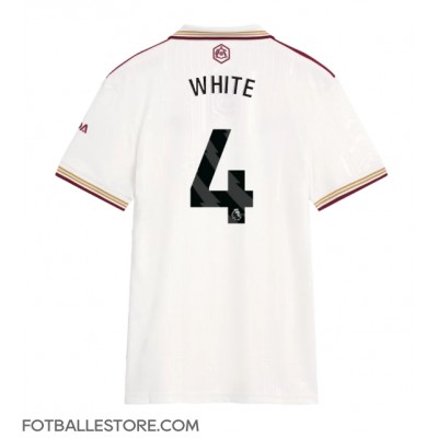 Arsenal Ben White #4 Tredjedrakt Dame 2025-26 Kortermet Arsenal Ben White #4 Tredjedrakt Dame 2025-26 Kortermet